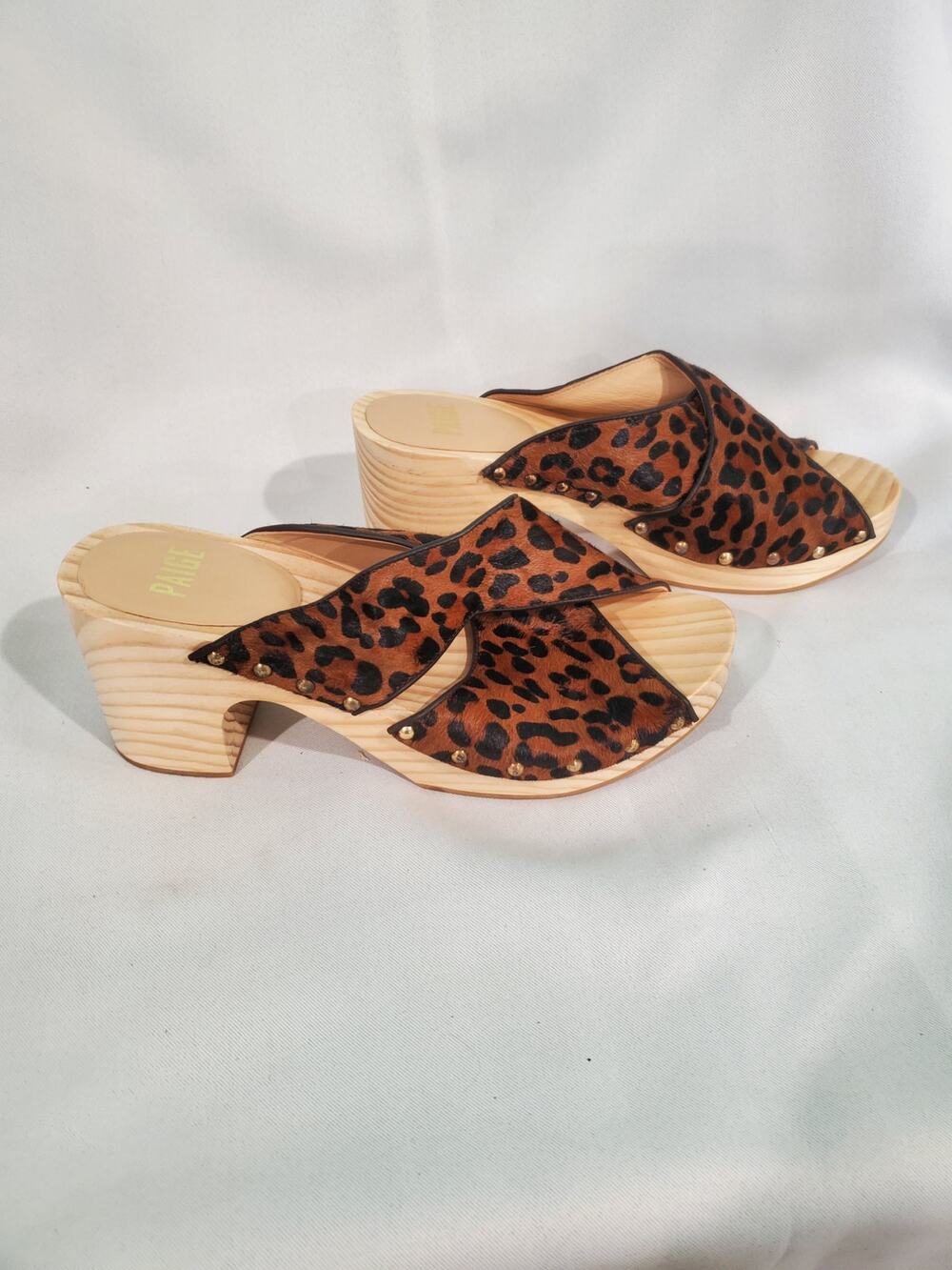 Jules Genuine Calf Hair Mule by Paige size 8.5.s48